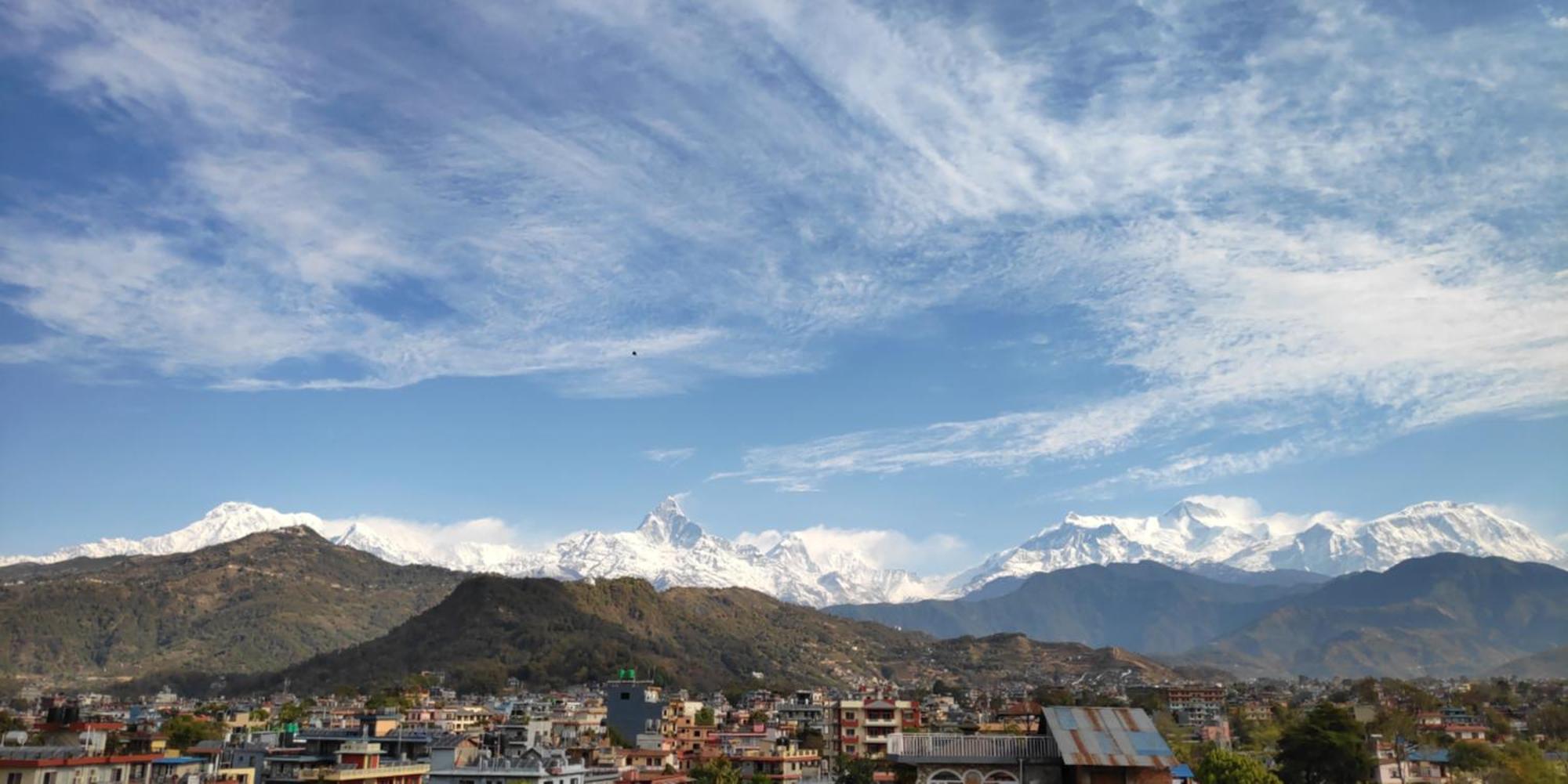 Hotel Mountain View Pokhara Exterior foto