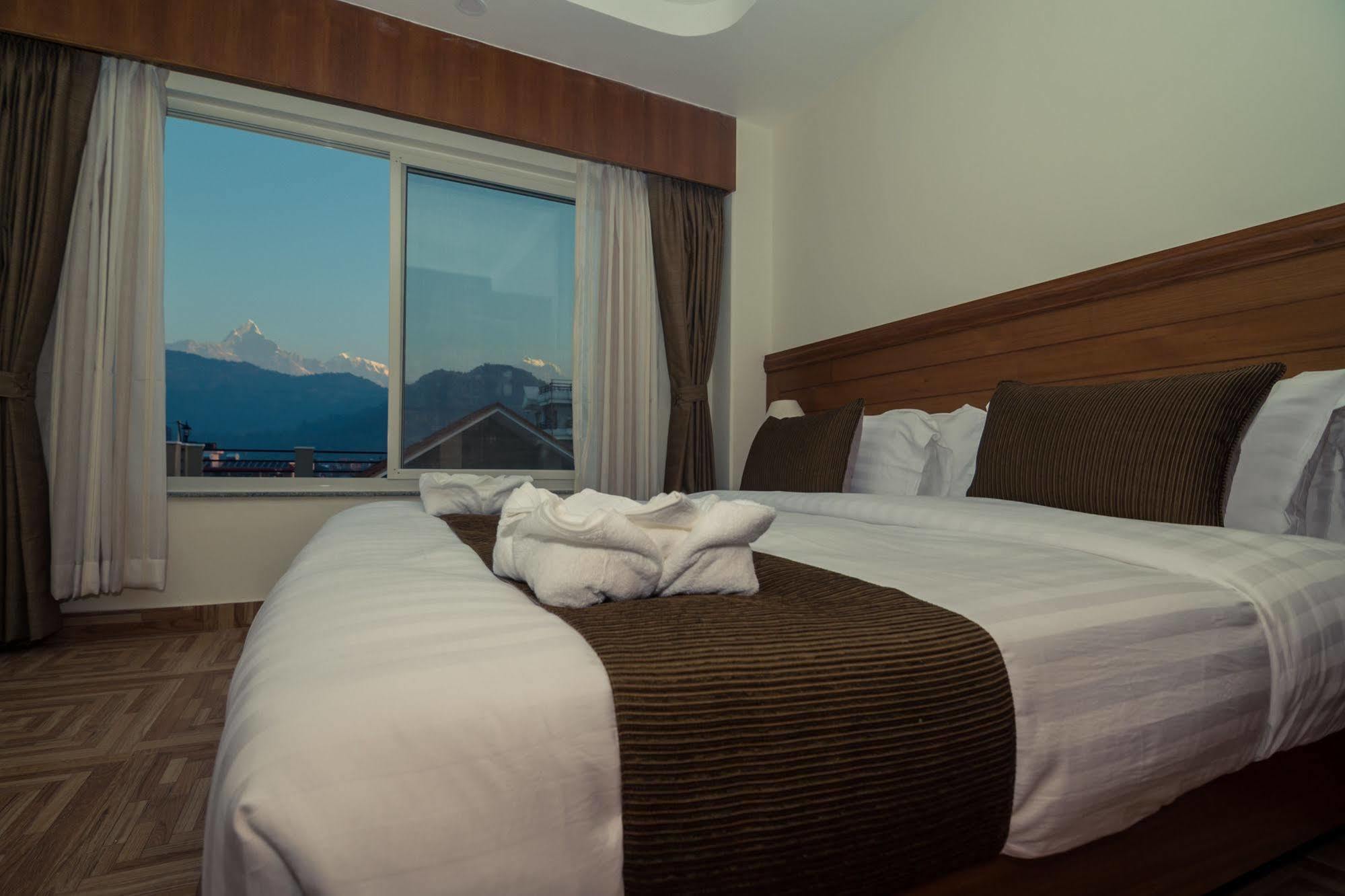 Hotel Mountain View Pokhara Exterior foto